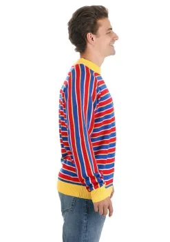 BigWan Apparel Co. Sesame Street Ernie Cosplay Adult Knit Sweater -Cheap Anna Costumes Store ernie cosplay knit sweater adult alt 5