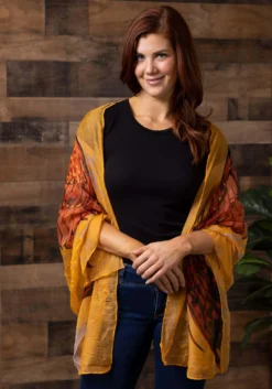 Elope Harry Potter Lightweight Fawkes Wing Scarf -Cheap Anna Costumes Store fawkes lightweight wing scarf alt 1