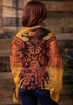 Elope Harry Potter Lightweight Fawkes Wing Scarf -Cheap Anna Costumes Store fawkes lightweight wing scarf alt 3