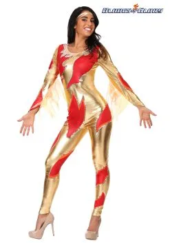 Fun Costumes Womens Blades Of Glory Fire Jumpsuit Costume