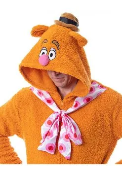 MJC International The Muppets Fozzie Bear Adult Union Suit -Cheap Anna Costumes Store fozzie bear union suit alt 2