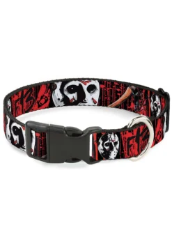 Buckle-Down Jason Friday The 13th Blood Splatter Pet Collar