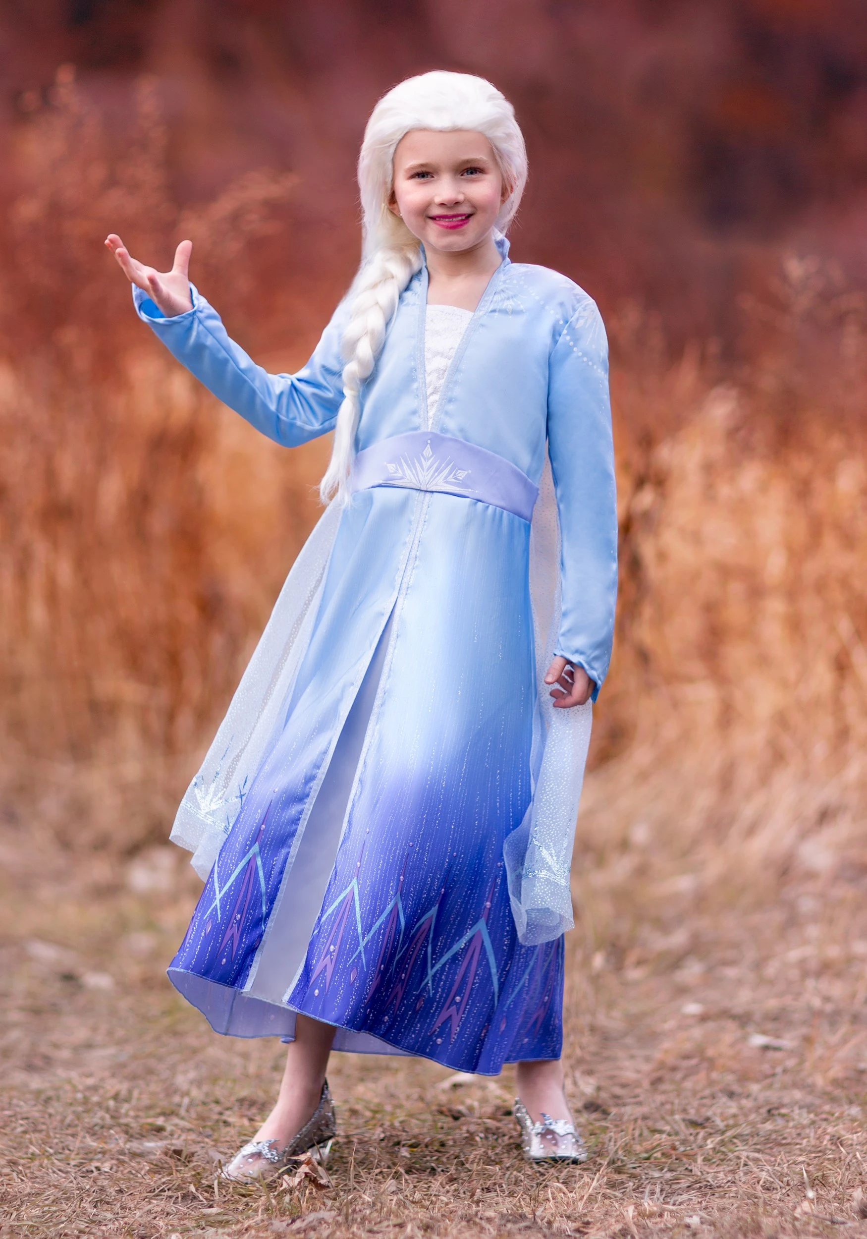 Disguise Frozen 2 Girls Elsa Prestige Costume 2 Disguise Frozen 2 Girls Elsa Prestige Costume - Image 2