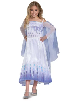 Disguise Deluxe Frozen Snow Queen Elsa Kids Costume
