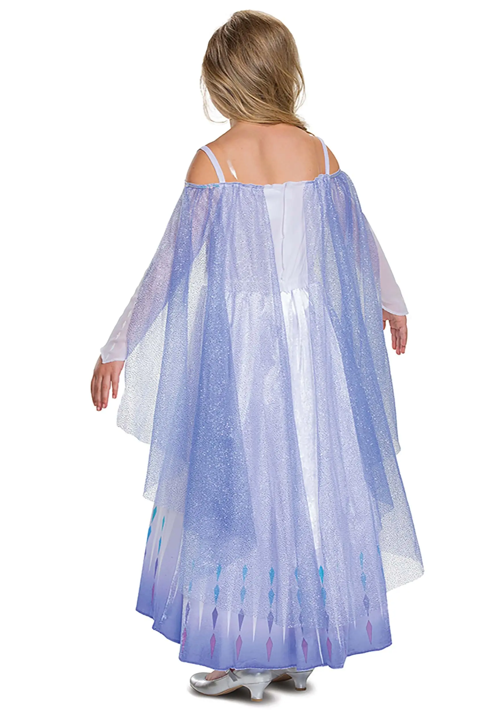 Disguise Deluxe Frozen Snow Queen Elsa Kids Costume 2 Disguise Deluxe Frozen Snow Queen Elsa Kids Costume - Image 2