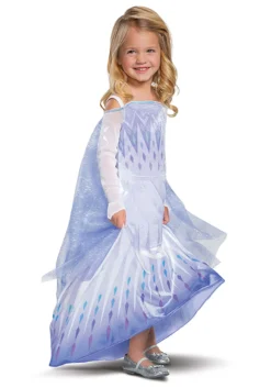 Disguise Deluxe Frozen Snow Queen Elsa Kids Costume 5 Disguise Deluxe Frozen Snow Queen Elsa Kids Costume -Cheap Anna Costumes Store frozen snow queen elsa deluxe costume for kids alt 2