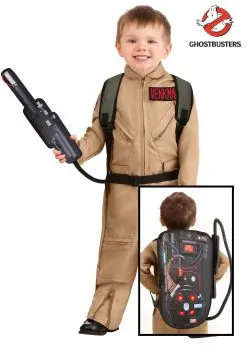 Fun Costumes Ghostbusters Toddler's Deluxe Costume -Cheap Anna Costumes Store ghostbusters deluxe toddler costume alt 2