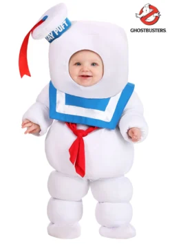 Boloparty Ghostbusters Stay Puft Costume For Infants -Cheap Anna Costumes Store ghostbusters infant stay puft costume alt 2
