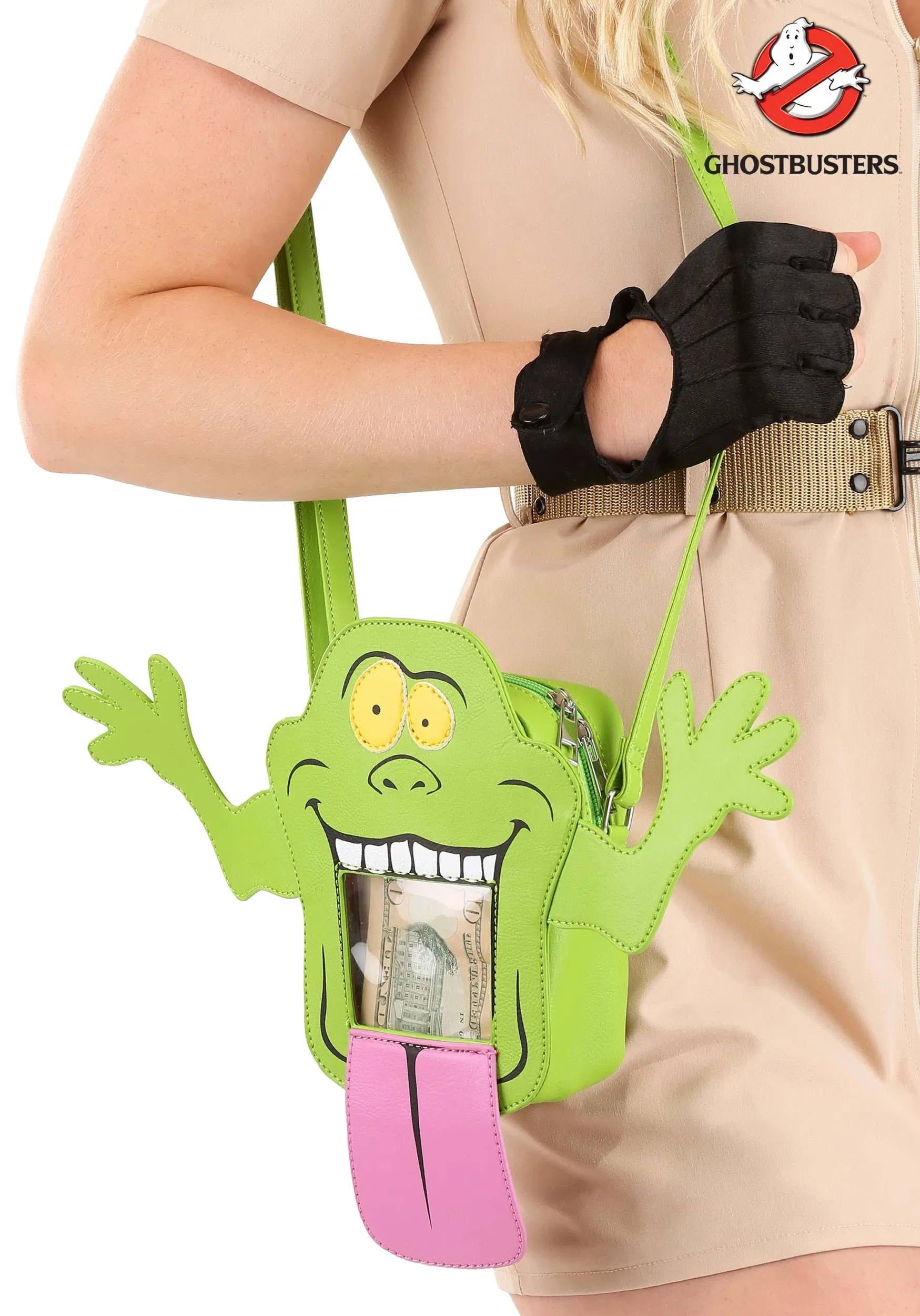 OMG Handbags Ghostbusters Slimer Windowed Mini-Tote Bag Accessory 1 OMG Handbags Ghostbusters Slimer Windowed Mini-Tote Bag Accessory