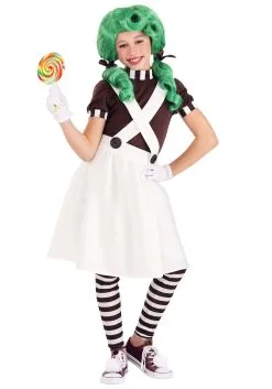 Armada Chocolate Factory Worker Costume For Girls