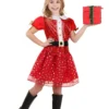 Savvy Garments Christmas Santa Dress For Girls