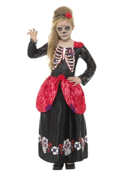 Smiffys Day Of The Dead Girl's Costume