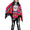 Fun Costumes Day Of The Dead Girl's Poncho Costume