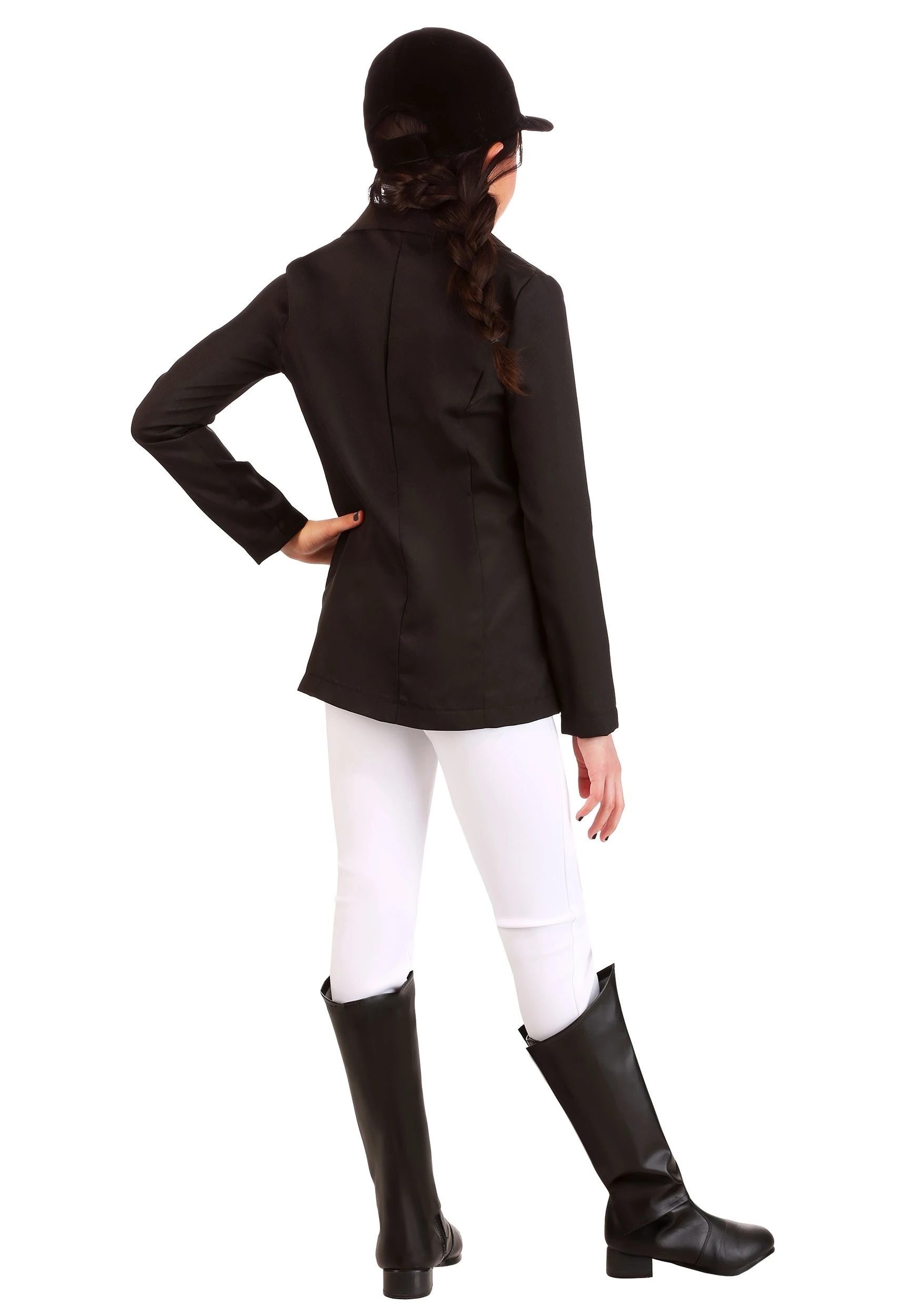 Fun Costumes Girl's Black Equestrian Costume 2 Fun Costumes Girl's Black Equestrian Costume - Image 2