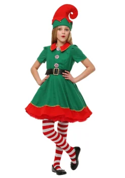Fun Costumes Girls Holiday Elf Costume