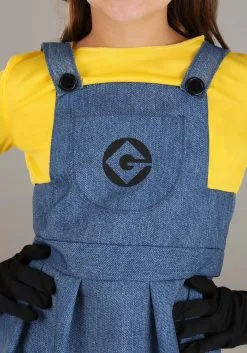 Jerry Leigh Minion Costume For Girls -Cheap Anna Costumes Store girls minion costume alt 3