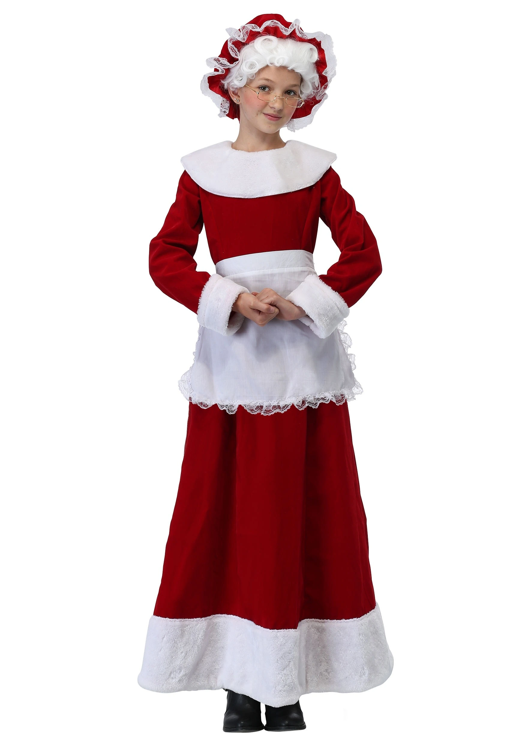Fun Costumes Girls Mrs. Claus 1 Fun Costumes Girls Mrs. Claus