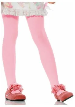 LEG AVENUE Girls Pink Tights