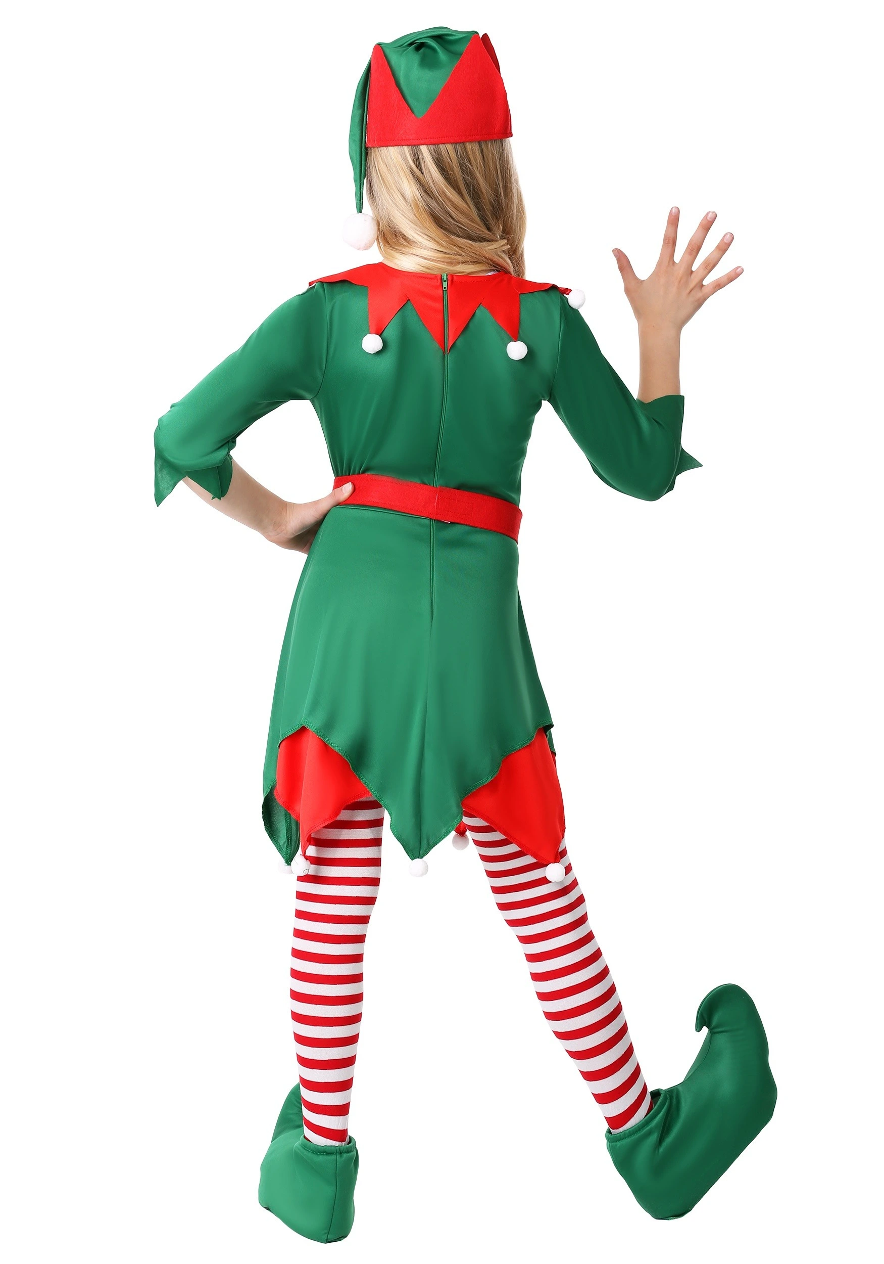 Fun Costumes Girl's Santa's Helper Costume 2 Fun Costumes Girl's Santa's Helper Costume - Image 2