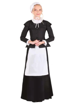 Fun Costumes Thankful Pilgrim Costume For Girls -Cheap Anna Costumes Store girls thankful pilgrim costume alt 2