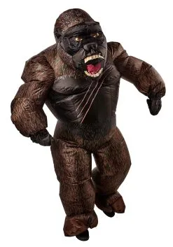 Rubies Costume Co. Inc Godzilla VS Kong Adult King Kong Inflatable Costume Vinyl Figure
