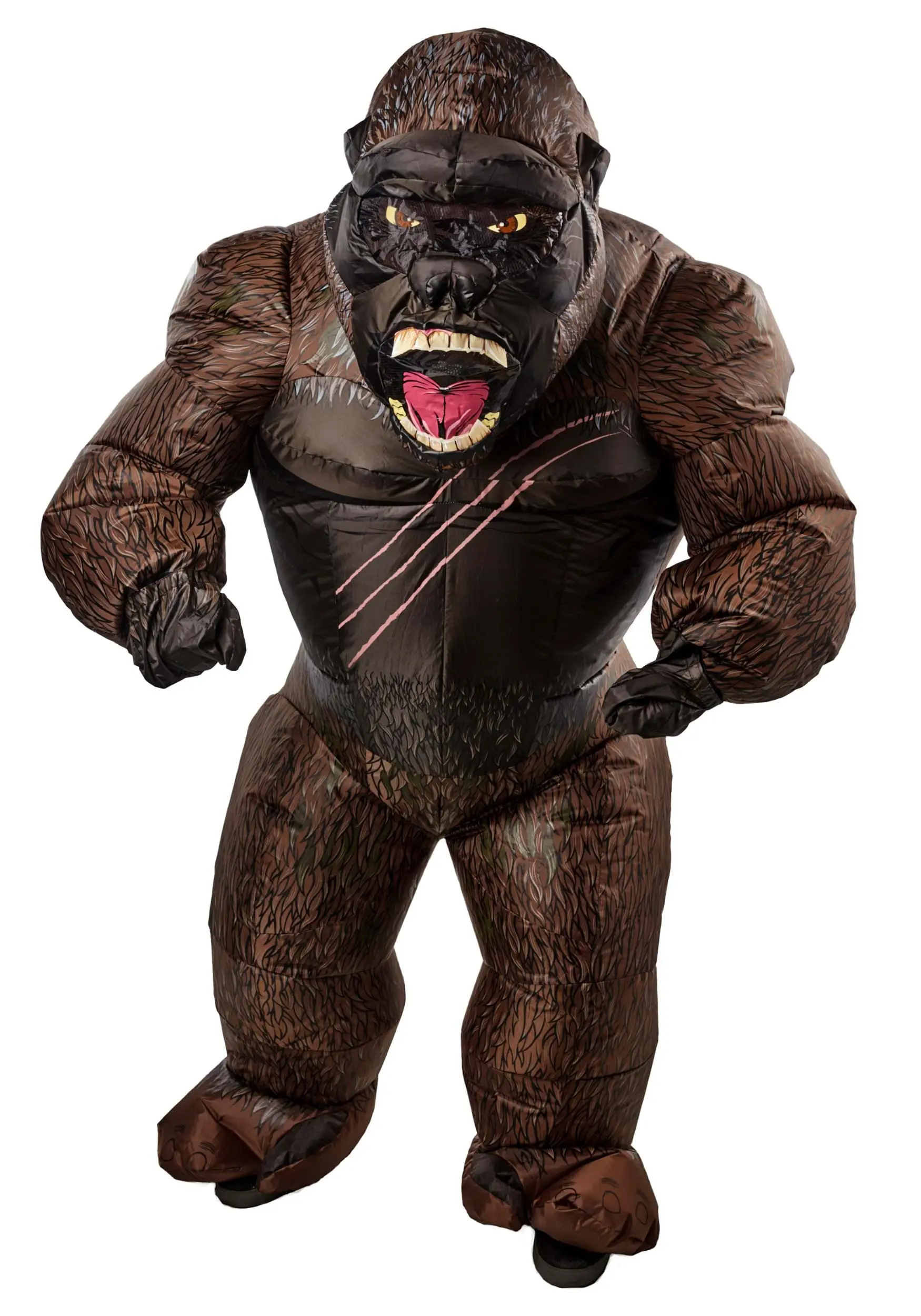 Rubies Costume Co. Inc Godzilla VS Kong Adult King Kong Inflatable Costume Vinyl Figure 3 Rubies Costume Co. Inc Godzilla VS Kong Adult King Kong Inflatable Costume Vinyl Figure - Image 3