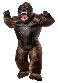 Rubies Costume Co. Inc Godzilla VS Kong Kid's King Kong Inflatable Costume 8 Rubies Costume Co. Inc Godzilla VS Kong Kid's King Kong Inflatable Costume -Cheap Anna Costumes Store godzilla vs kong king kong inflatable kids costume a2