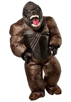 Rubies Costume Co. Inc Godzilla VS Kong Kid's King Kong Inflatable Costume 9 Rubies Costume Co. Inc Godzilla VS Kong Kid's King Kong Inflatable Costume -Cheap Anna Costumes Store godzilla vs kong king kong inflatable kids costume a3
