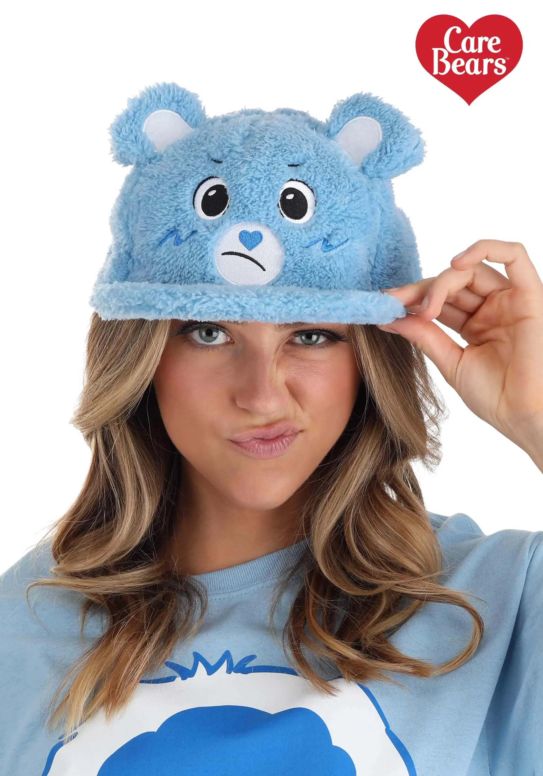 Elope Care Bears Grumpy Bear Fuzzy Cap 1 Elope Care Bears Grumpy Bear Fuzzy Cap