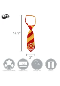 Elope Gryffindor Class Toddler Breakaway Tie -Cheap Anna Costumes Store gryffindor toddler tie alt 4