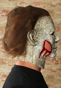 TRICK OR TREAT STUDIOS Halloween (2018) Michael Myers Final Battle Mask -Cheap Anna Costumes Store halloween 2018 michael myers final battle mask alt 1