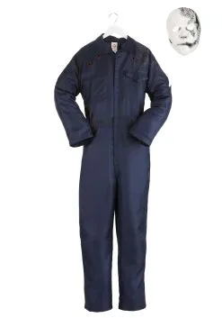 TRICK OR TREAT STUDIOS Halloween Kills Adult Coveralls Costume With Mask Combo -Cheap Anna Costumes Store halloween kills adult coveralls with mask combo alt 7