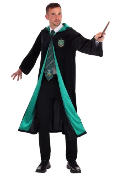 Jerry Leigh Harry Potter Deluxe Slytherin Robe Costume For Adults