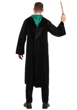 Jerry Leigh Harry Potter Deluxe Slytherin Robe Costume For Adults 12 Jerry Leigh Harry Potter Deluxe Slytherin Robe Costume For Adults -Cheap Anna Costumes Store harry potter adult deluxe slytherin robe alt 1