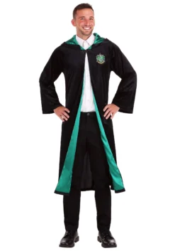 Jerry Leigh Harry Potter Deluxe Slytherin Robe Costume For Adults 11 Jerry Leigh Harry Potter Deluxe Slytherin Robe Costume For Adults -Cheap Anna Costumes Store harry potter adult deluxe slytherin robe costume