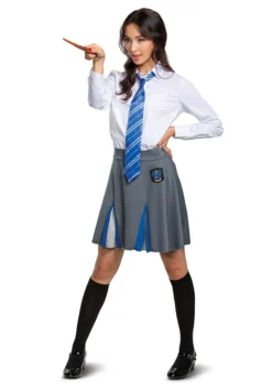 Disguise Harry Potter Adult Ravenclaw Skirt -Cheap Anna Costumes Store harry potter adult ravenclaw skirt alt 2