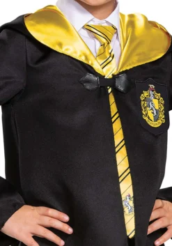 Disguise Harry Potter Classic Hufflepuff Robe Costume For Kids -Cheap Anna Costumes Store harry potter child classic hufflepuff robe costume alt 2