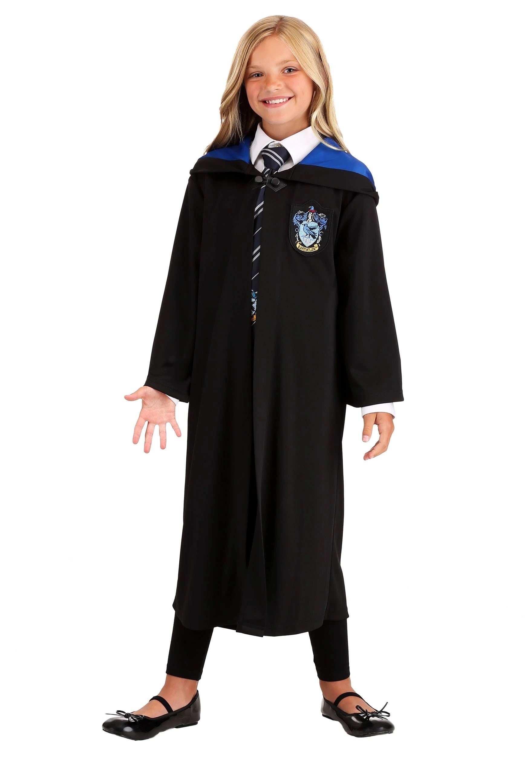 Jerry Leigh Kids Harry Potter Ravenclaw Robe Costume 4 Jerry Leigh Kids Harry Potter Ravenclaw Robe Costume - Image 4