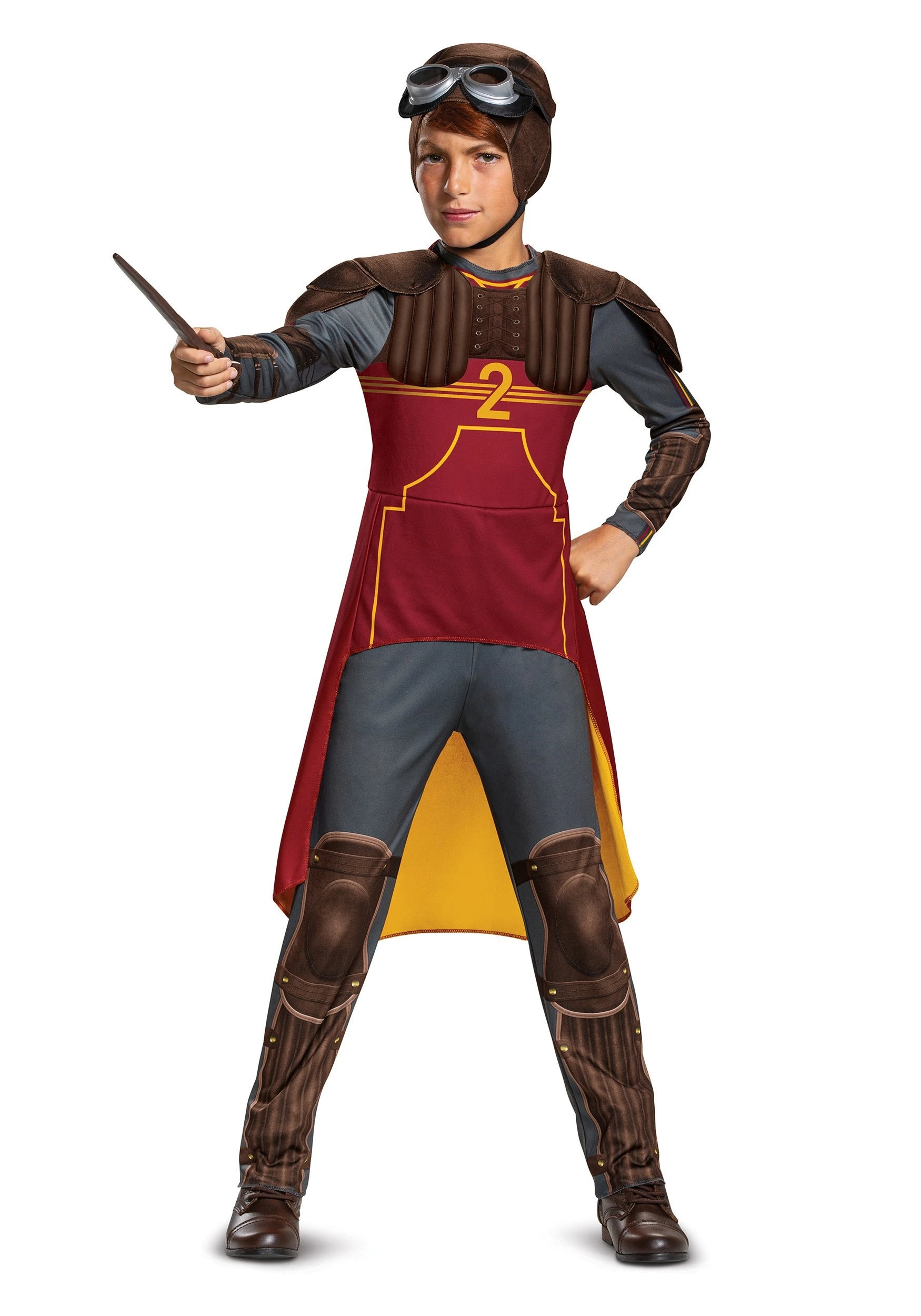 Disguise Harry Potter Kid's Deluxe Ron Weasley Quidditch Costume 1 Disguise Harry Potter Kid's Deluxe Ron Weasley Quidditch Costume