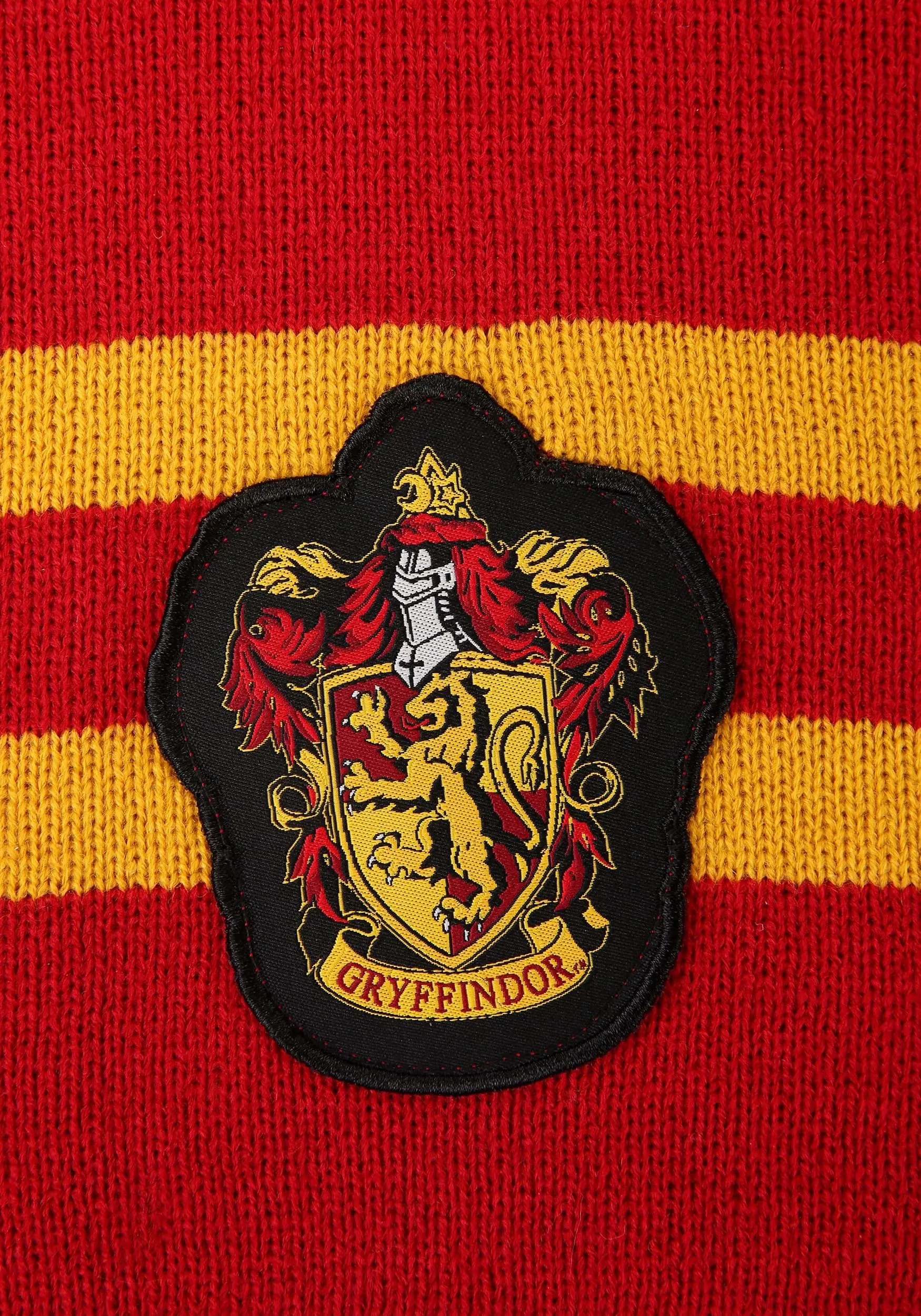 Elope Harry Potter Deluxe Gryffindor Knit Scarf 2 Elope Harry Potter Deluxe Gryffindor Knit Scarf - Image 2