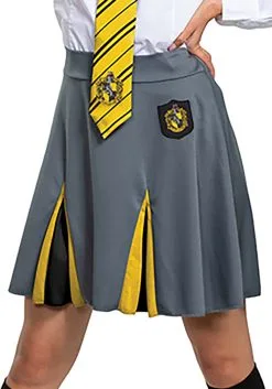 Disguise Harry Potter: Hufflepuff Adult Skirt 5 Disguise Harry Potter: Hufflepuff Adult Skirt -Cheap Anna Costumes Store harry potter hufflepuff skirt for adults alt 2 upd