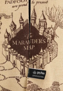 Elope Harry Potter Marauders Map Knit Hat & Scarf Set 12 Elope Harry Potter Marauders Map Knit Hat & Scarf Set -Cheap Anna Costumes Store harry potter marauders map knit hat scarf alt 5