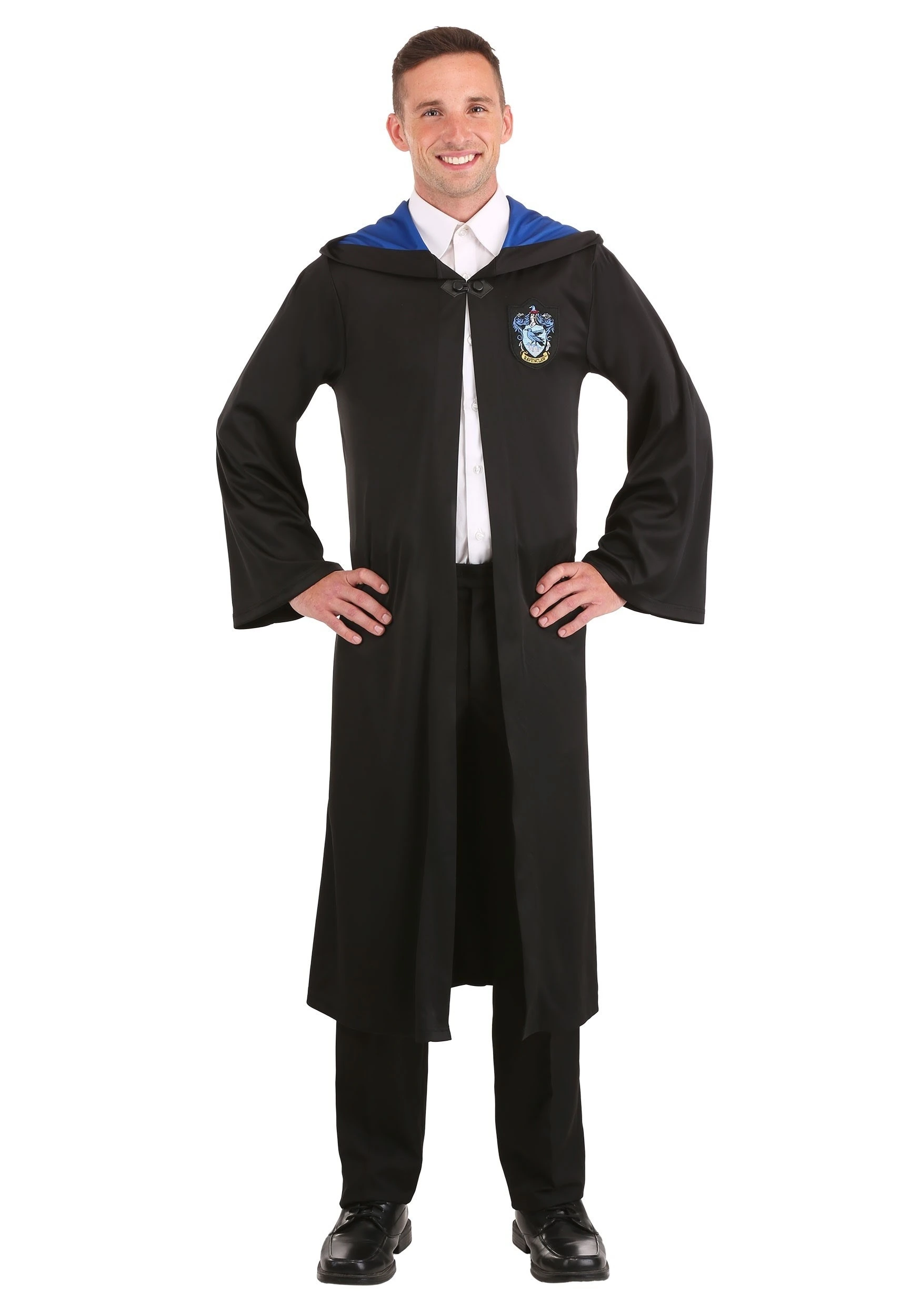 Jerry Leigh Harry Potter Adult Ravenclaw Plus Size Robe Costume 4 Jerry Leigh Harry Potter Adult Ravenclaw Plus Size Robe Costume - Image 4