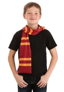 Elope Harry Potter Gryffindor Printed Scarf -Cheap Anna Costumes Store harry potter printed gryffindor scarf alt 2
