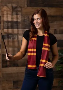 Elope Harry Potter Gryffindor Printed Scarf -Cheap Anna Costumes Store harry potter printed gryffindor scarf alt 3