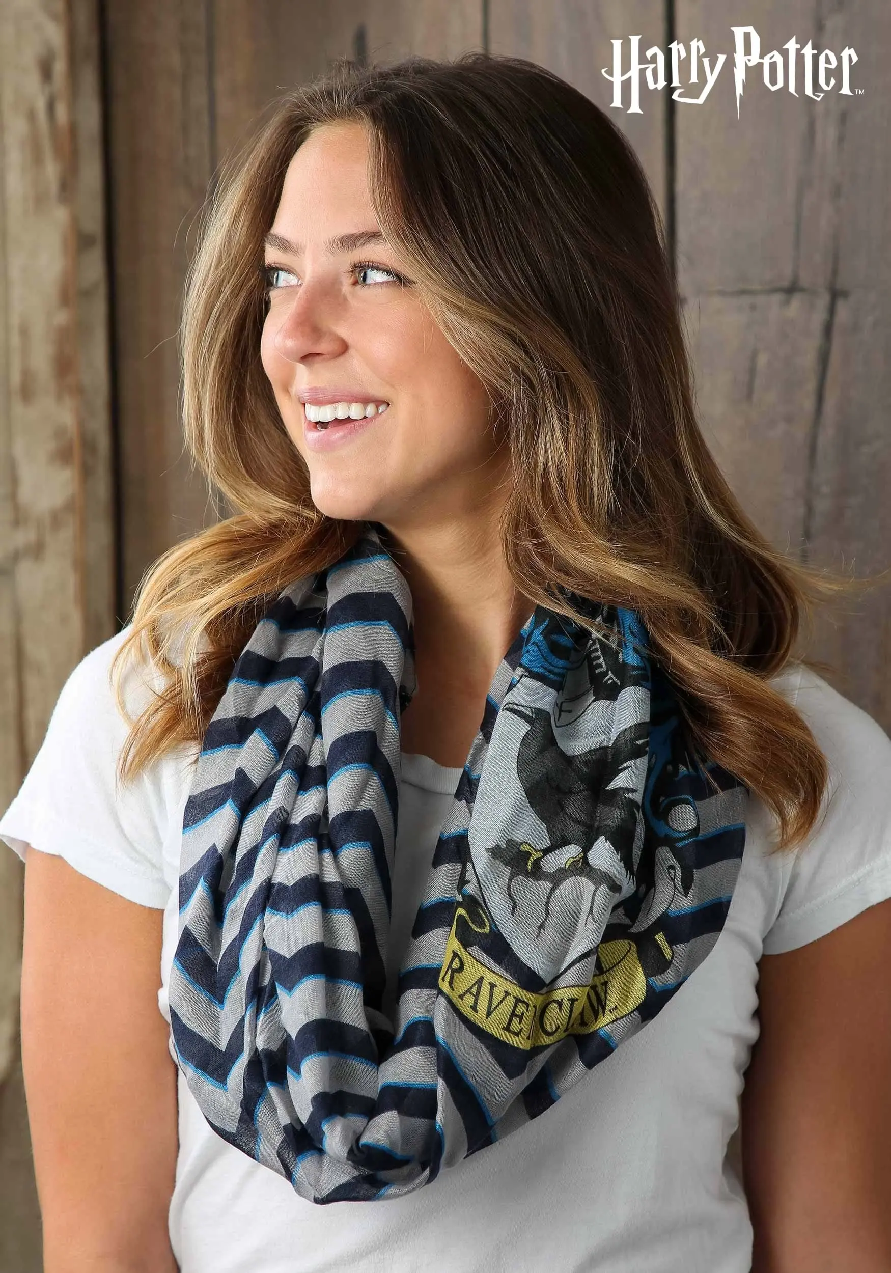 Elope Ravenclaw House Infinity Scarf 1 Elope Ravenclaw House Infinity Scarf