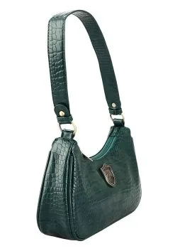 Bioworld Merchandising / Independent Sales Harry Potter Slytherin Metal Badge Shoulder Bag 9 Bioworld Merchandising / Independent Sales Harry Potter Slytherin Metal Badge Shoulder Bag -Cheap Anna Costumes Store harry potter slytherin metal badge shoulder bag alt 2