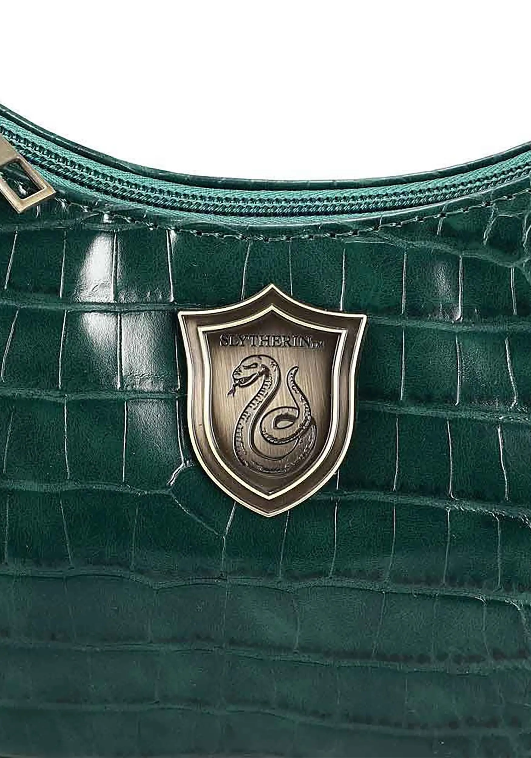 Bioworld Merchandising / Independent Sales Harry Potter Slytherin Metal Badge Shoulder Bag 5 Bioworld Merchandising / Independent Sales Harry Potter Slytherin Metal Badge Shoulder Bag - Image 5