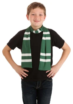 Elope Harry Potter Slytherin Printed Scarf -Cheap Anna Costumes Store harry potter slytherin printed scarf alt 1
