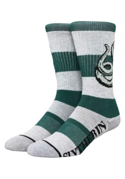 Bioworld Merchandising / Independent Sales Harry Potter Slytherin Stripe Rugby Crew Socks